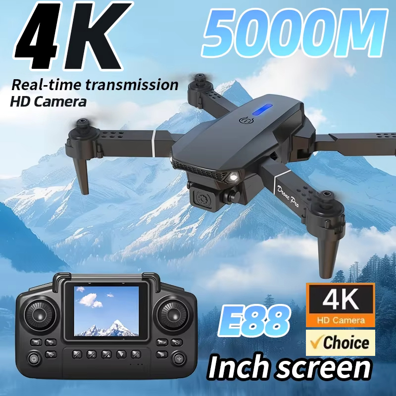 Drone E88Pro Rc 4K - 4K Dual-Camera HD Drone voor luchtfotografie