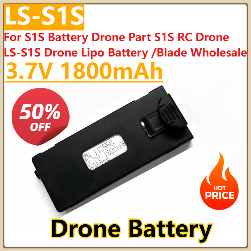 Drone Rc S1S - Nieuwe 3.7V 1800mAh Vervangende Batterij voor