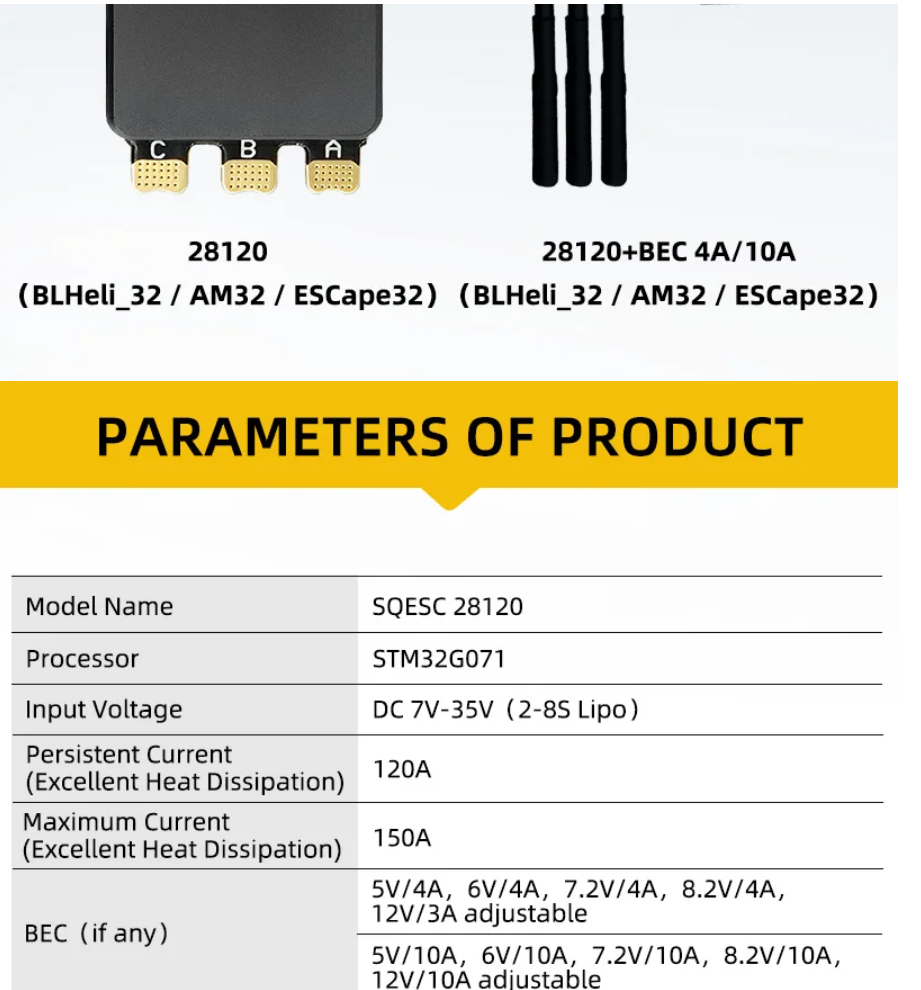 Drone Rc Frequency - Controller ondersteunt 128KHz PWM-frequentie voor FPV