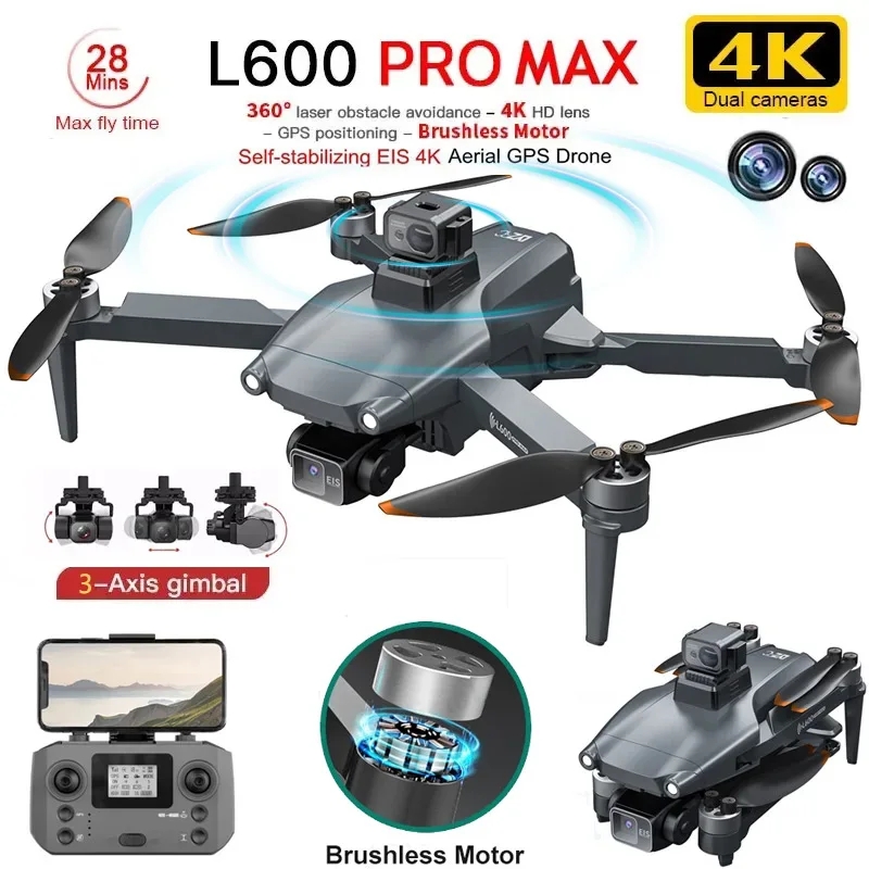 Drone Rc Harness - L600 PRO MAX GPS Drone Professionele