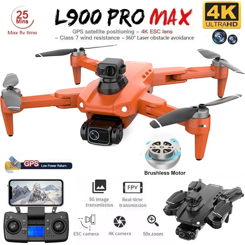 L900 Pro MAX GPS-drone 4K Prof - Drone Rc Harness recensie en prijs