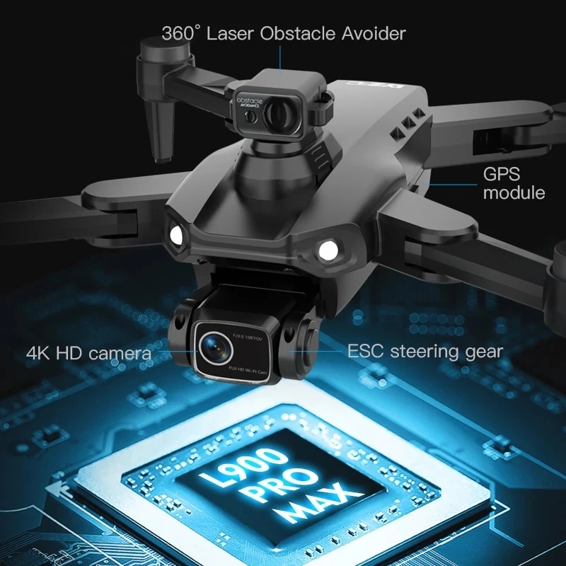 L900 Pro MAX GPS-drone 4K Prof - Drone Rc Harness recensie en prijs