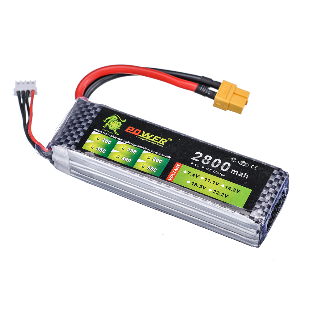 3S Lipo Batterij 11.1V 2800mAh - Drone Rc Truck recensie en prijs