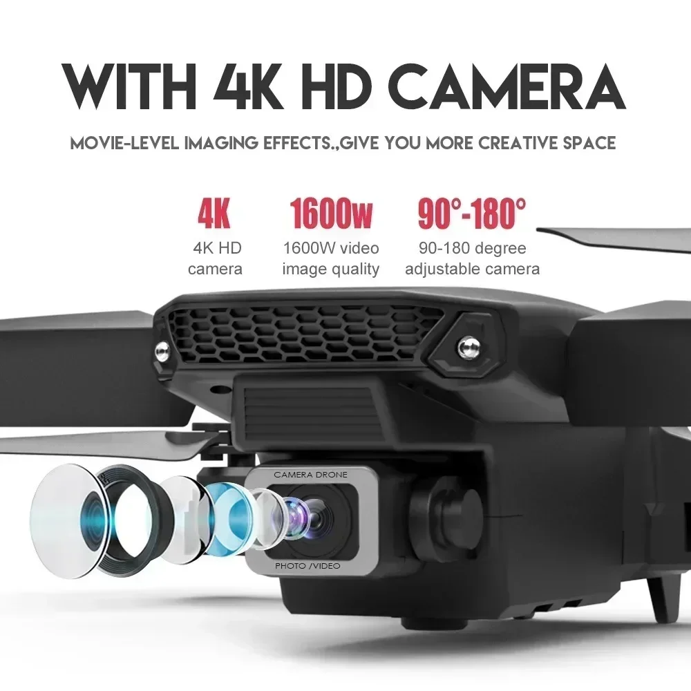 E88 Pro WIFI FPV Drone Grootho - Drone E88Pro Rc 4K recensie en prijs