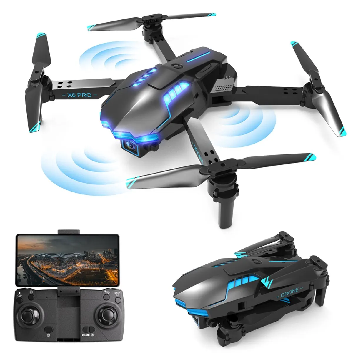 KBDFA X6 PRO Drone met camera  - Drone E88Pro Rc 4K recensie en prijs