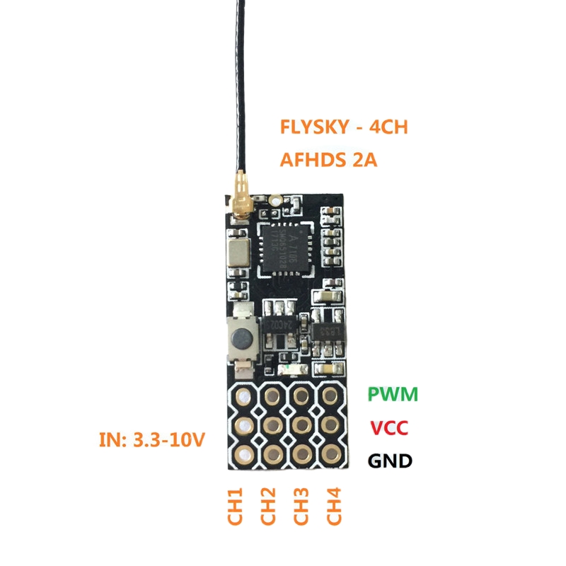 Flysky FS2A Mini-ontvanger 4CH - Drone Rc Controller And Receiver recensie en prijs