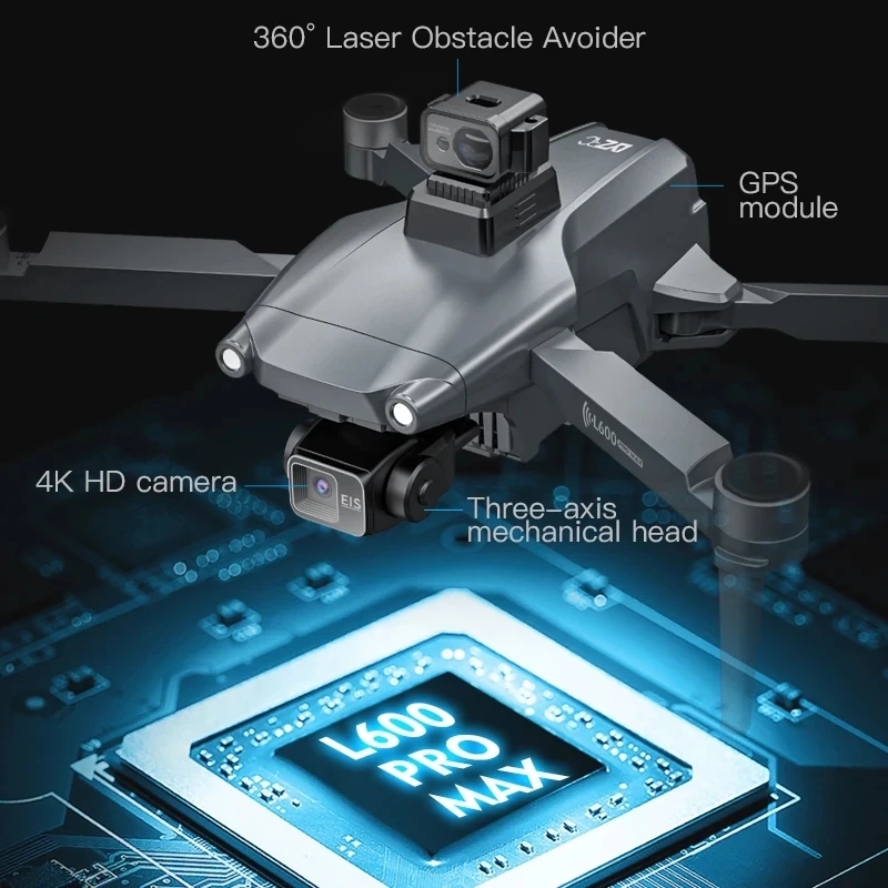 L600 PRO MAX GPS Drone Profess - Drone Rc Harness recensie en prijs