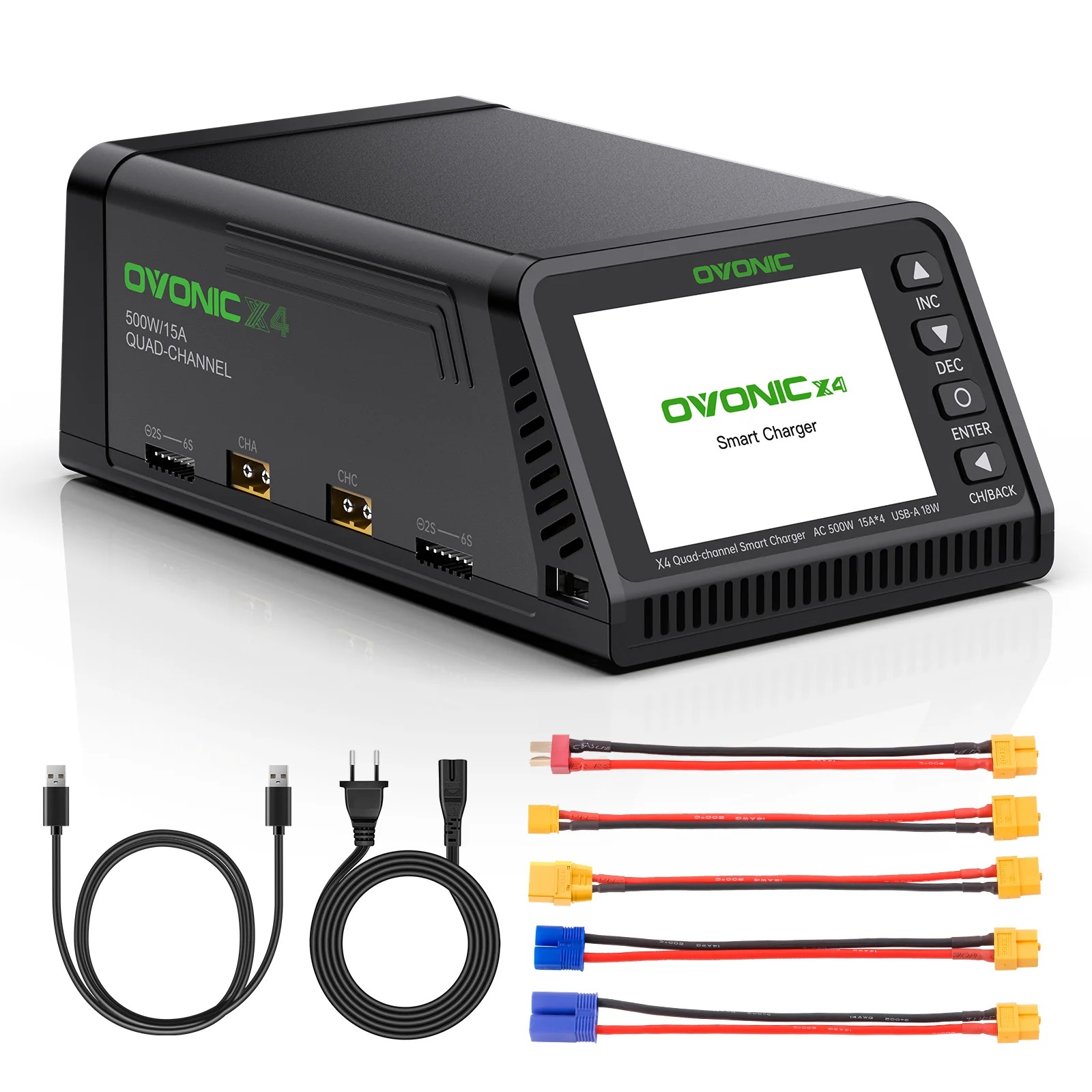 Ovonic X4 AC500W 4-kanaals sli - Drone Smart Rc recensie en prijs
