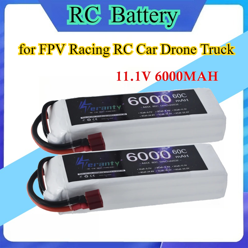 3S 11.1V 6000mAh 60C 6S 22.2V  - Drone Rc Truck recensie en prijs