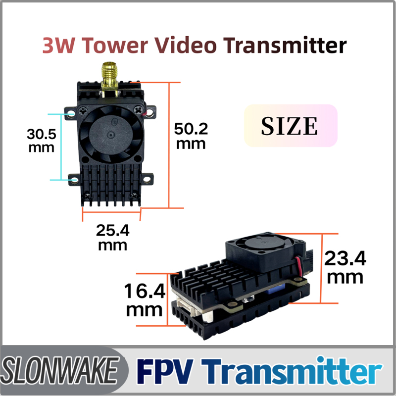 SLONWAKE 5.8G 3000mW Simulatie - Drone Rc Controller And Receiver recensie en prijs