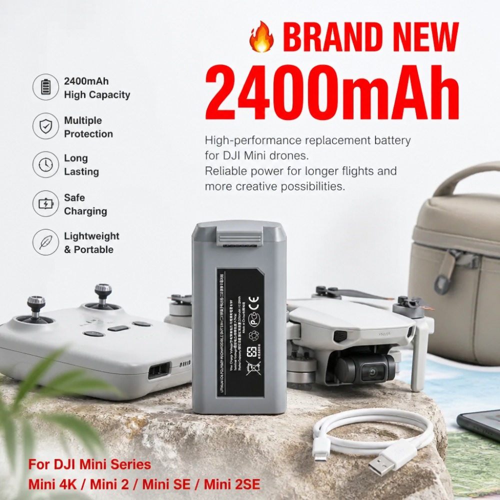 2400mAh Batterij voor DJI Mini - Drone Smart Rc recensie en prijs