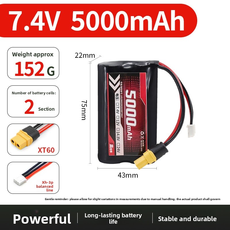 Upgrade 2S 4S 6S 5000MAH 21700 - Drone Rc Truck recensie en prijs
