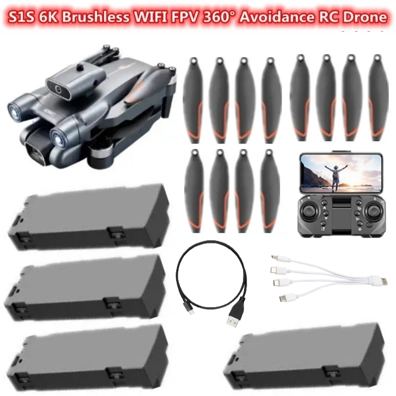 S1S 6K Borstelloze WIFI FPV 36 - Drone Rc S1S recensie en prijs
