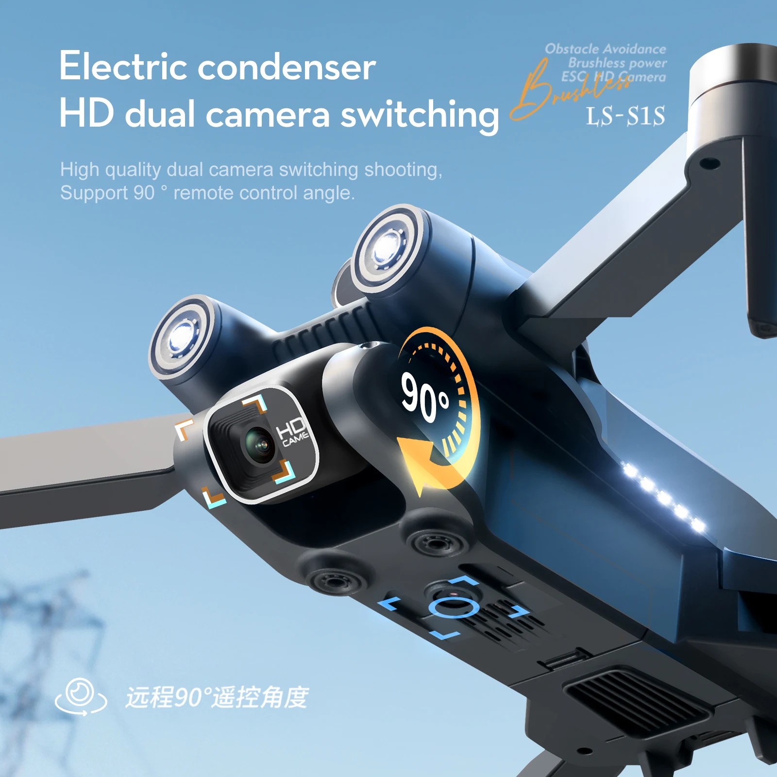 S1S Profesional Drone 4K HD Ca - Drone Rc S1S recensie en prijs