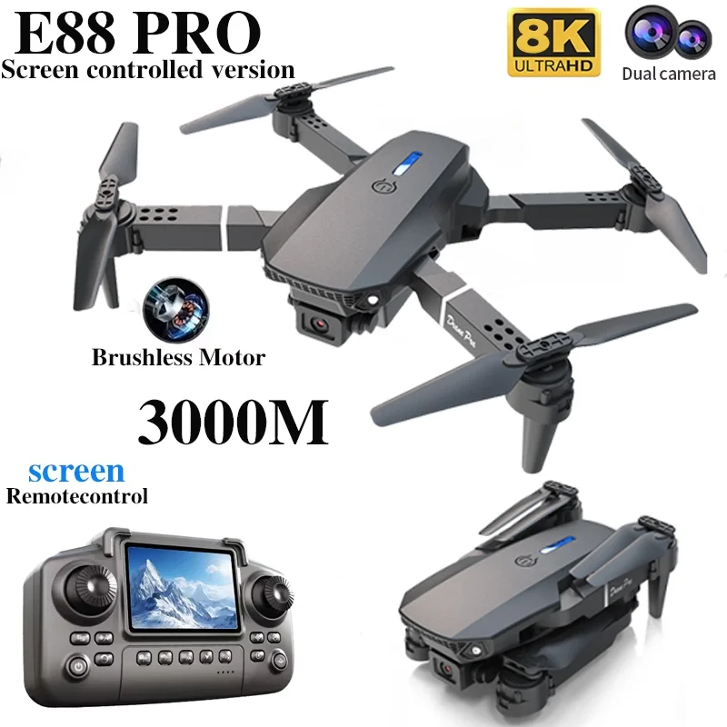 E88 PRO Drone met scherm 4K HD - Drone E88Pro Rc 4K recensie en prijs